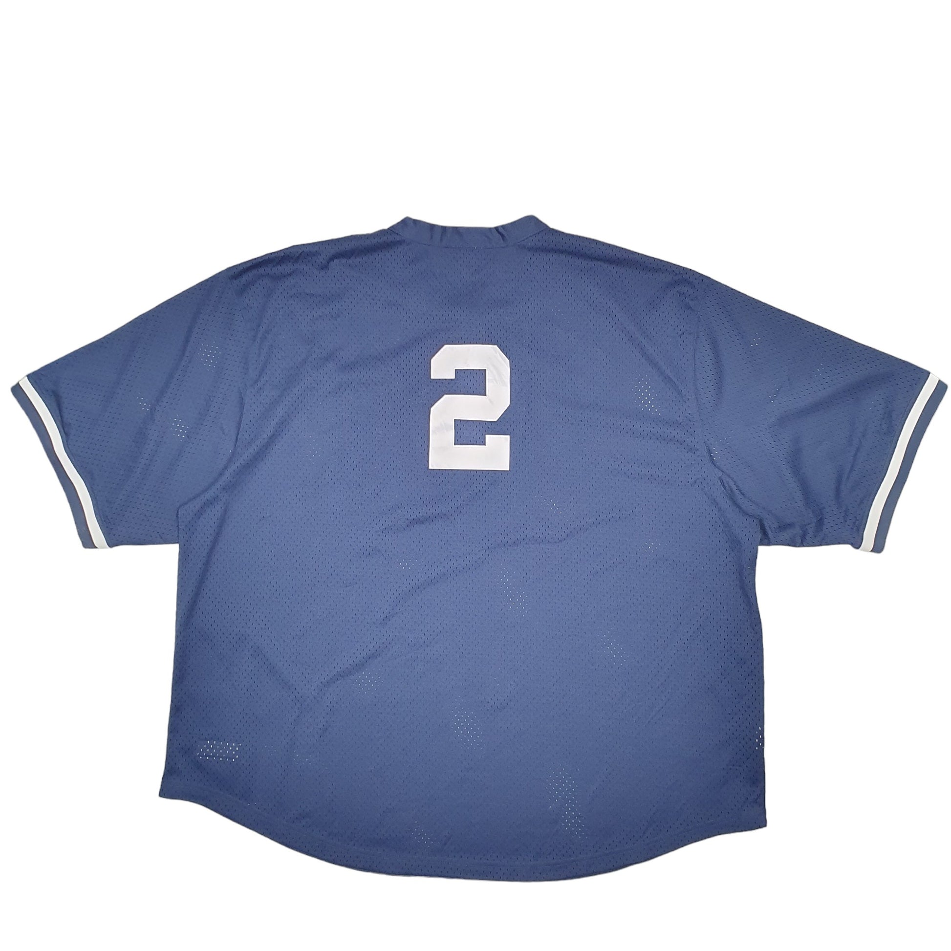 Mens Navy Mitchell & Ness MLB Baseball Jersey New York Yankees Short Sleeve T Shirt