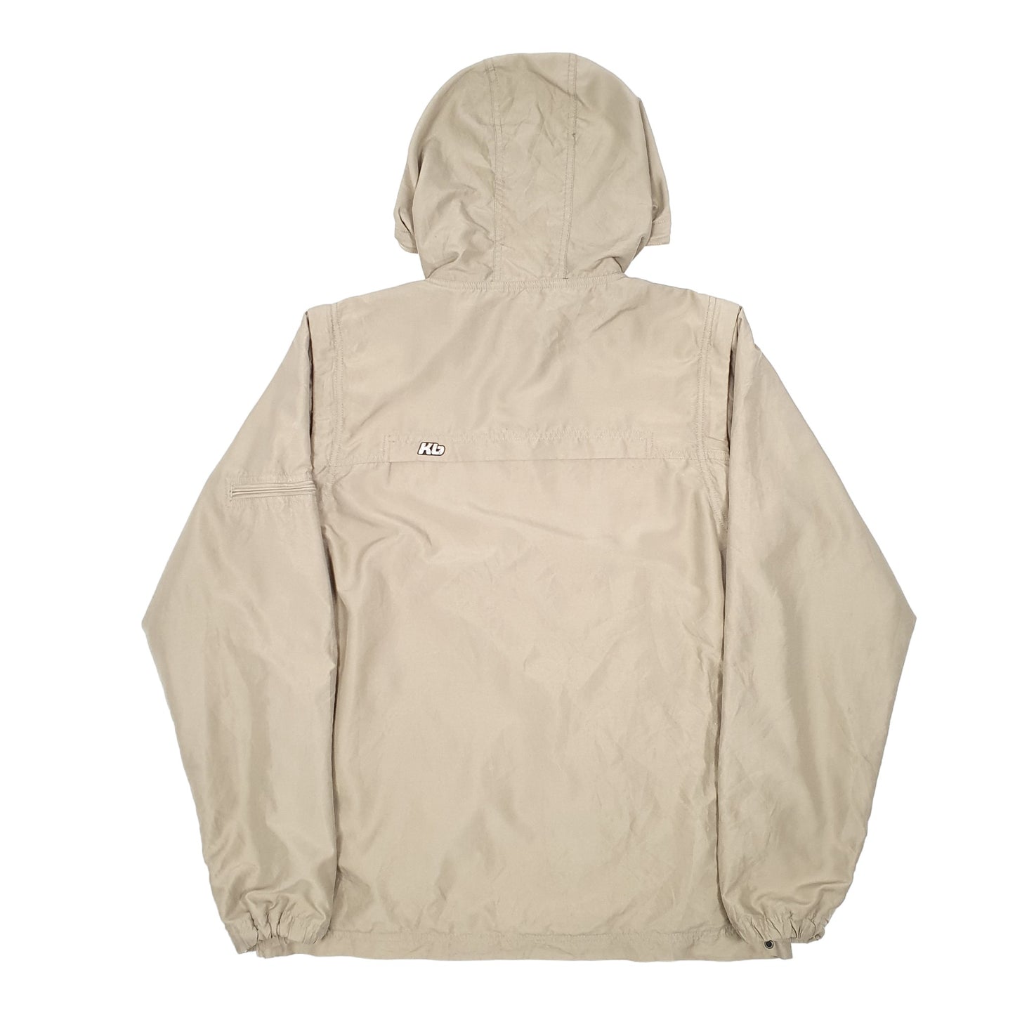 Mens Beige Kanabeach Smock Zip Off Surf Snowboarding  Coat