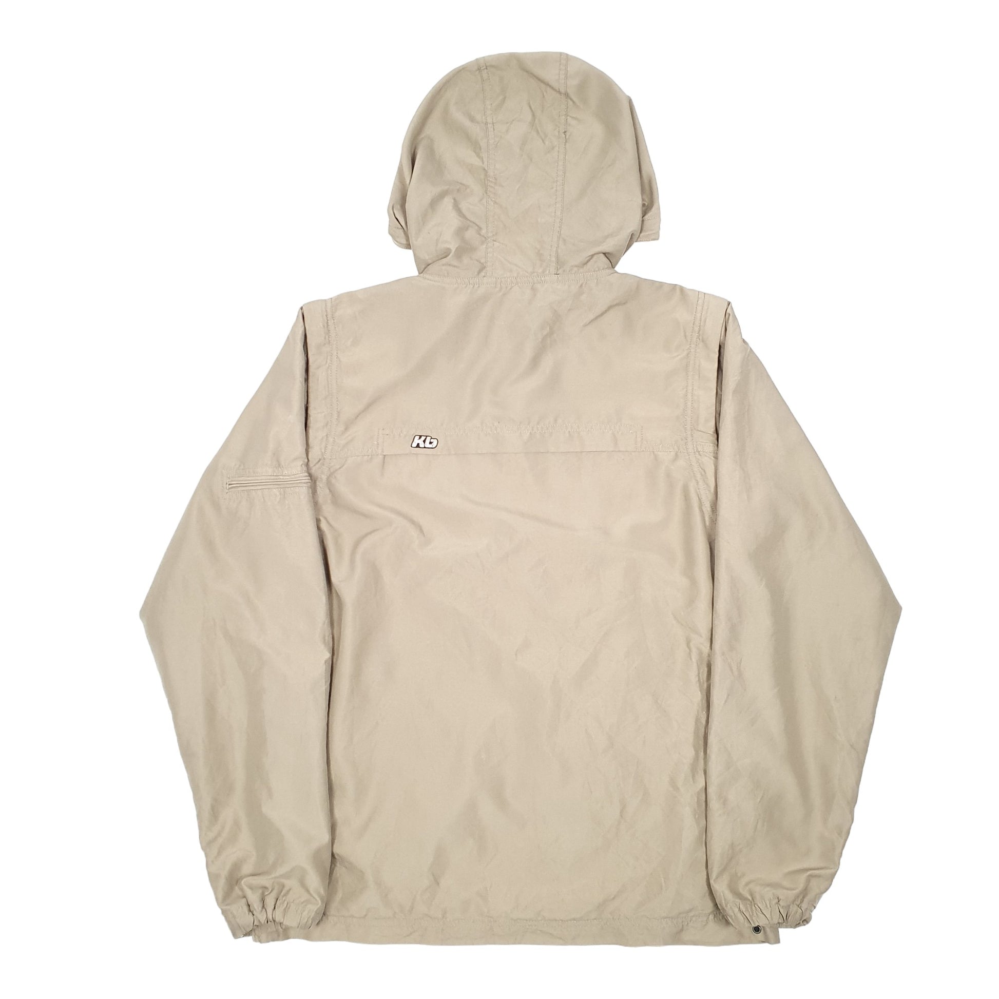 Mens Beige Kanabeach Smock Zip Off Surf Snowboarding  Coat
