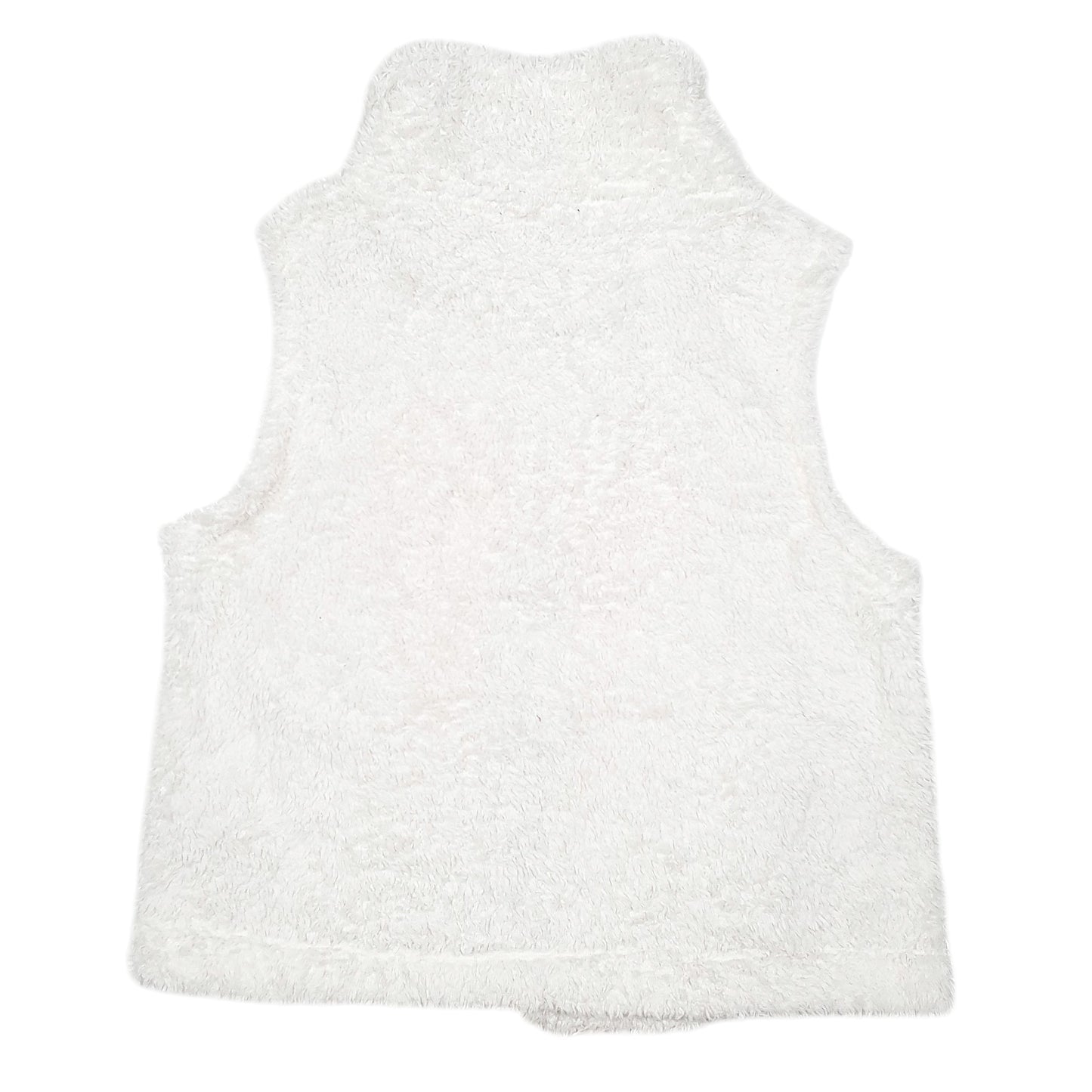 Womens White Tommy Hilfiger Vest Gilet Bodywarmer Full Zip Jumper