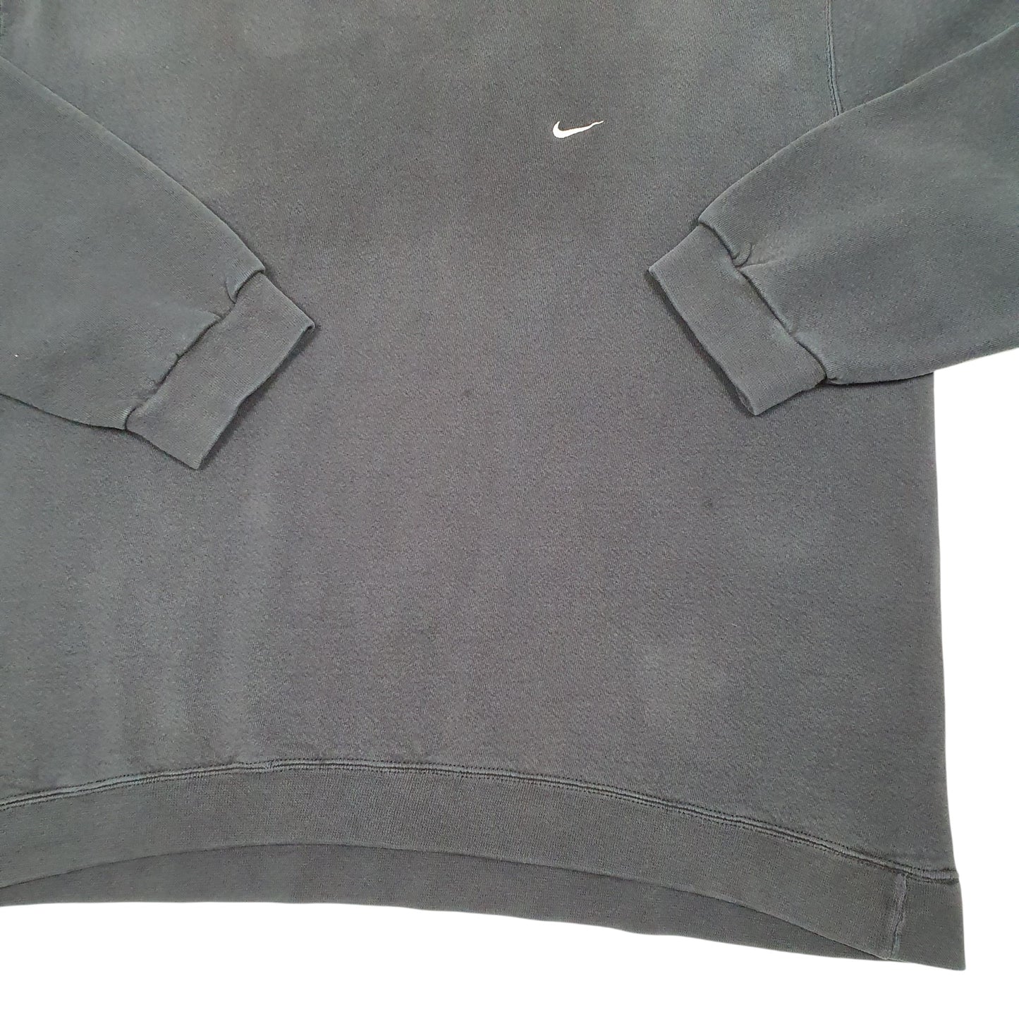 Mens Black Nike Vintage 90s Swoosh Crewneck Jumper