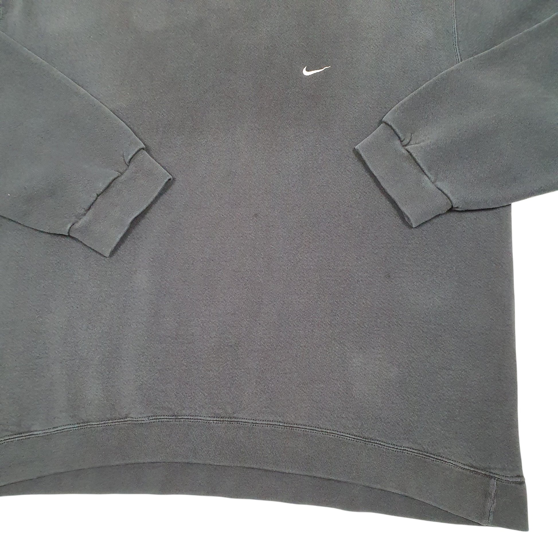 Mens Black Nike Vintage 90s Swoosh Crewneck Jumper