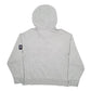 Mens Grey Nautica Spellout Hoodie Jumper