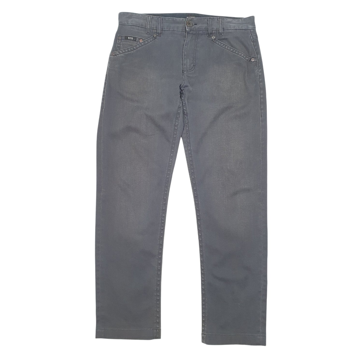 Mens Grey Hugo Boss Stretch Casual JeansW34 L33