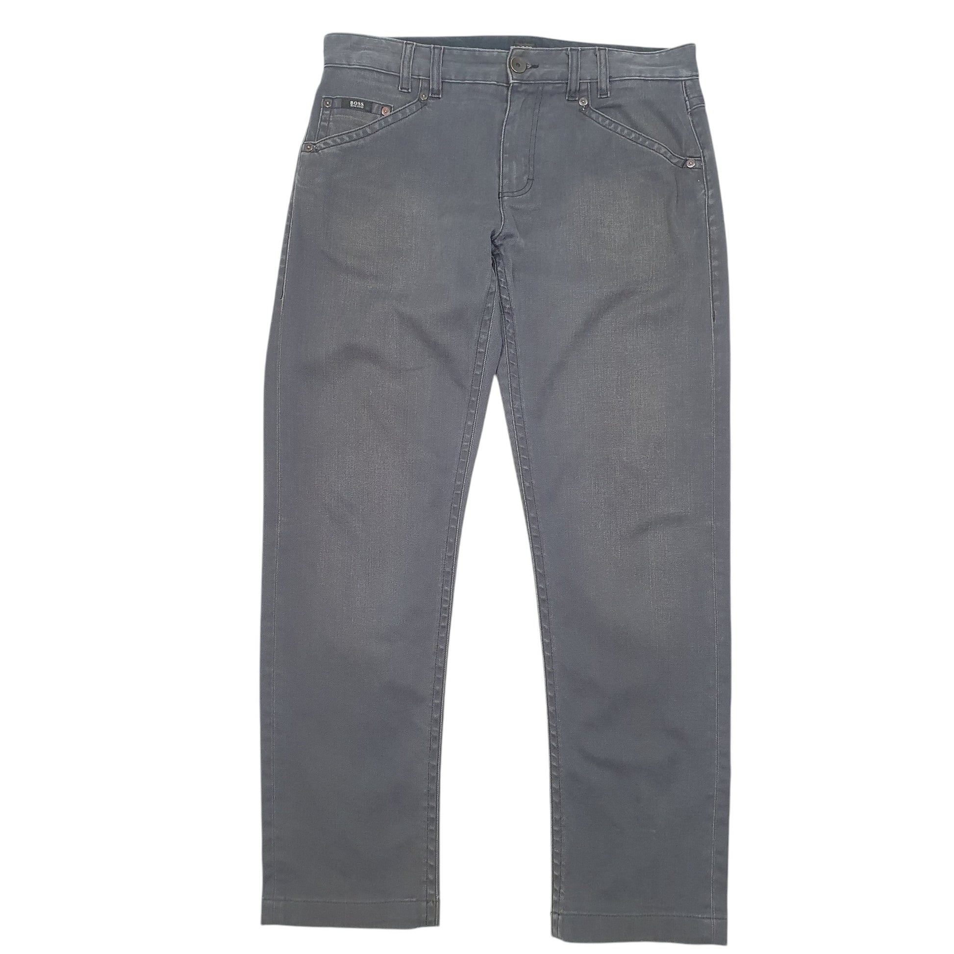 Mens Grey Hugo Boss Stretch Casual JeansW34 L33