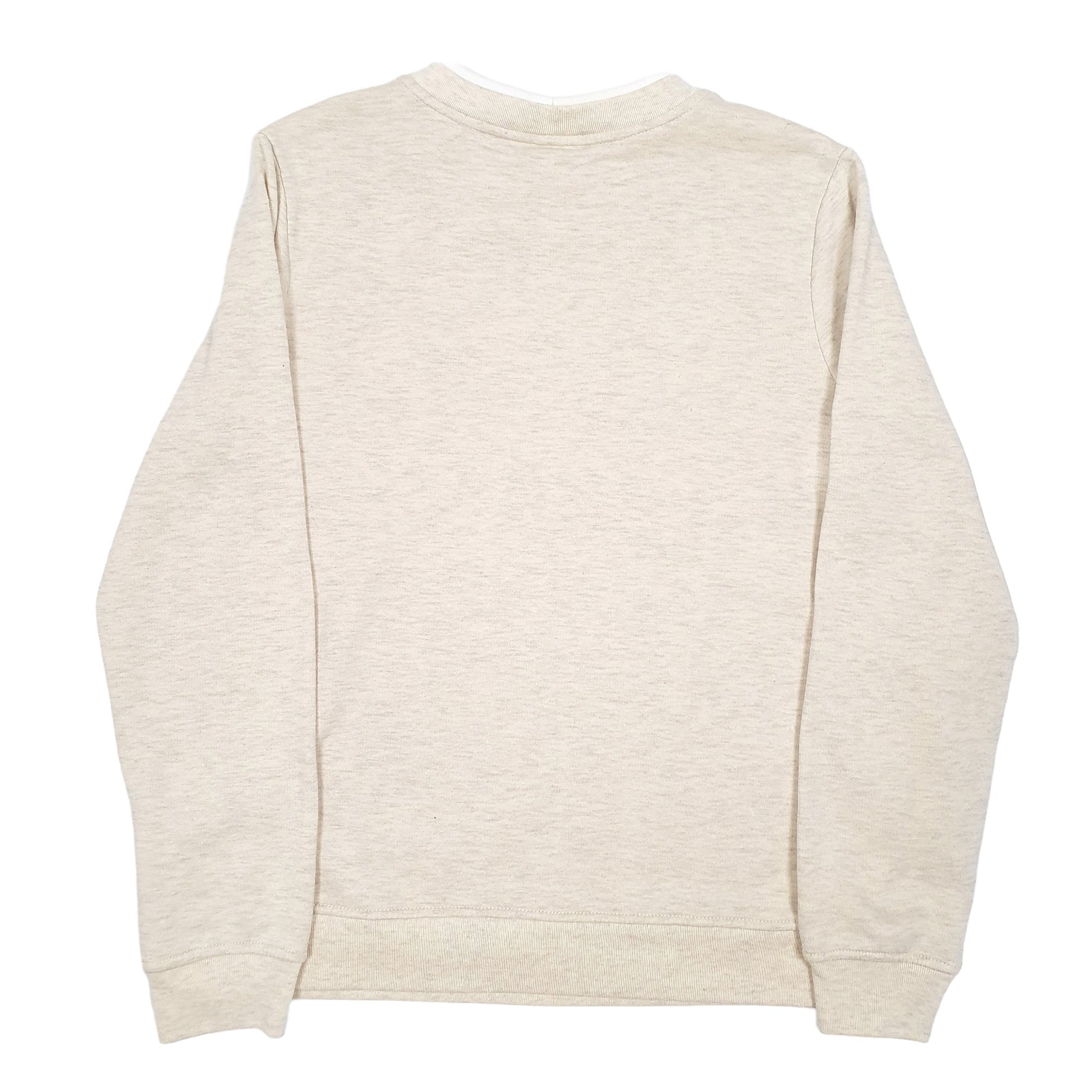 Womens Cream Breckenridge Vintage Retro Pot Plants Butterfly 90s Crewneck Jumper