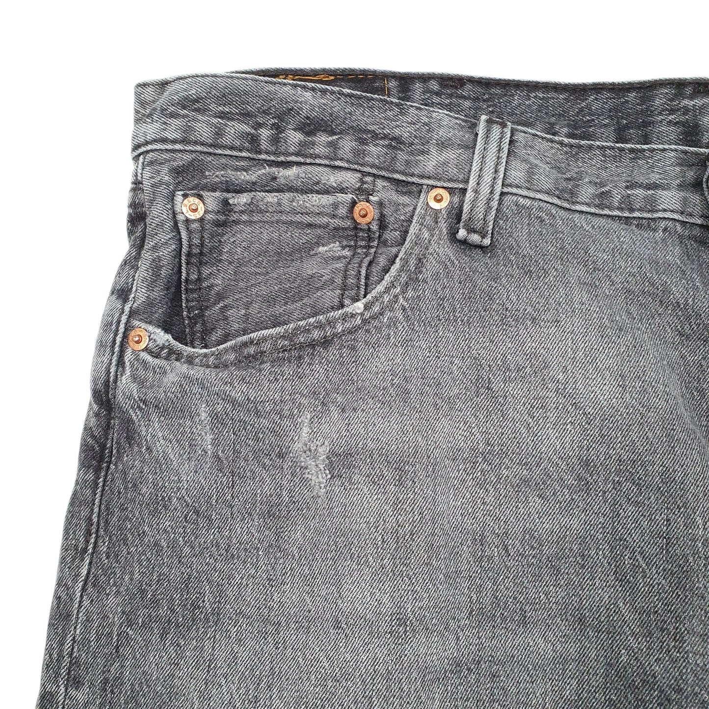 Mens Grey Levis  Denim Shorts