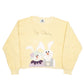 Womens Yellow Authentic Pigment Vintage Ohares Hare Family Bunnies Craft Crewneck Jumper