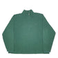 Mens Green Champion  Quarter Zip Jumper