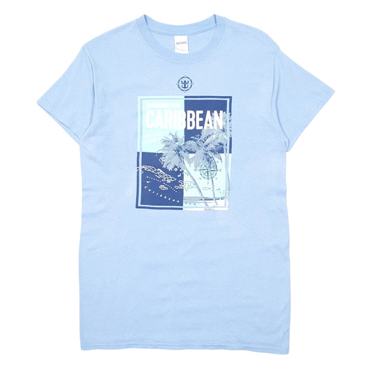 Mens Blue Gildan Cruising The Caribbean Short Sleeve T Shirt