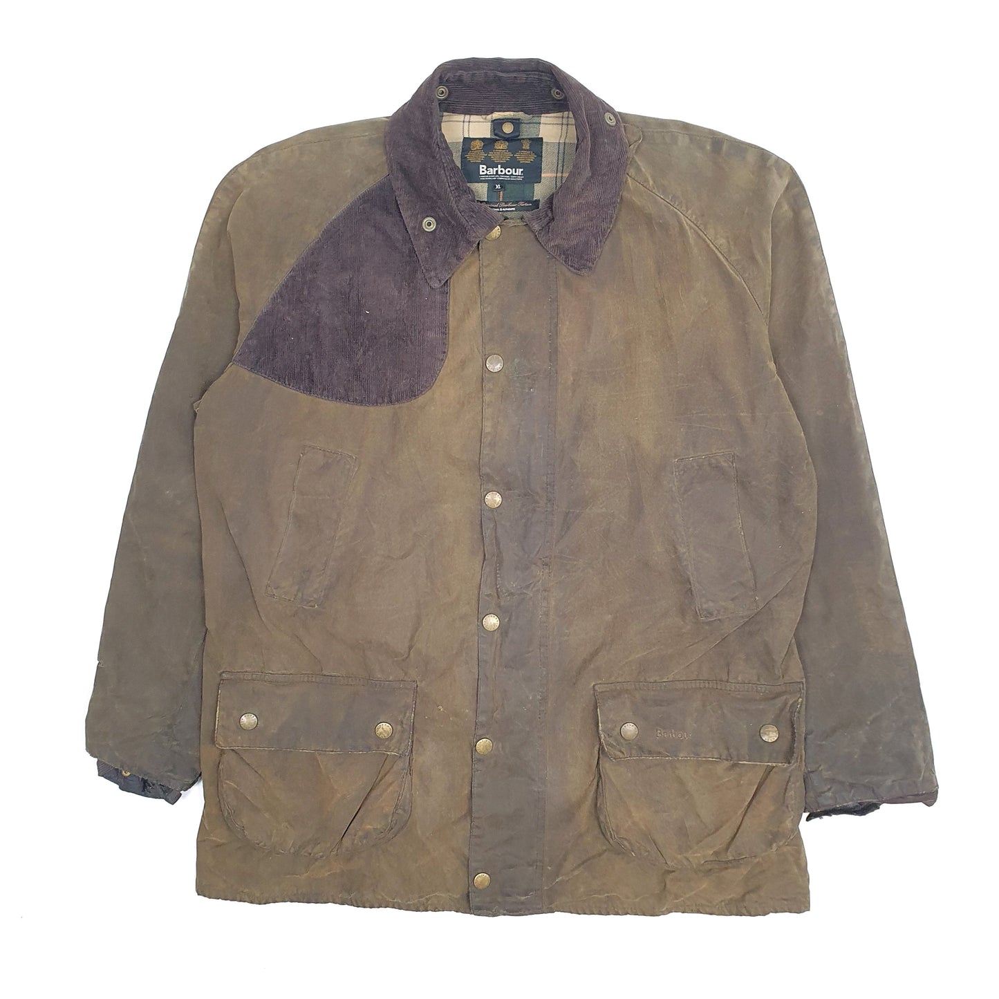 Mens Green Barbour Shap  Coat