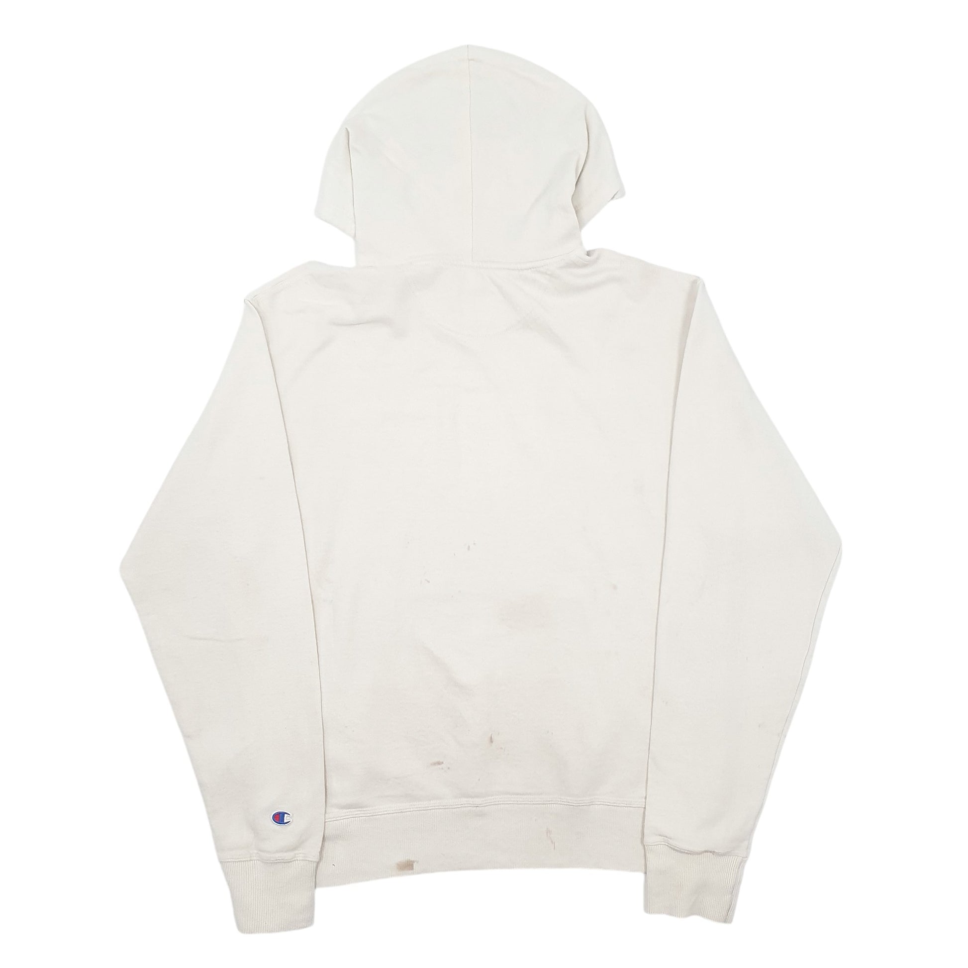 Mens White Champion  Hoodie Jumper