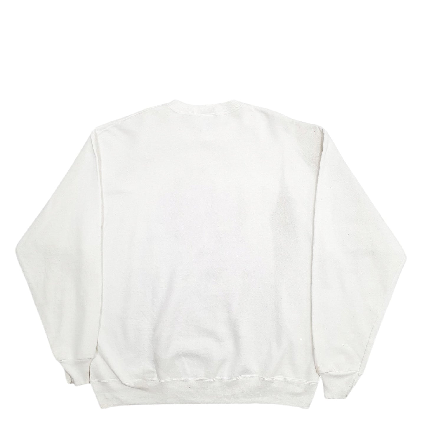 Mens White Disney Christmas Festive Mickey Mouse Donald Duck Crewneck Jumper