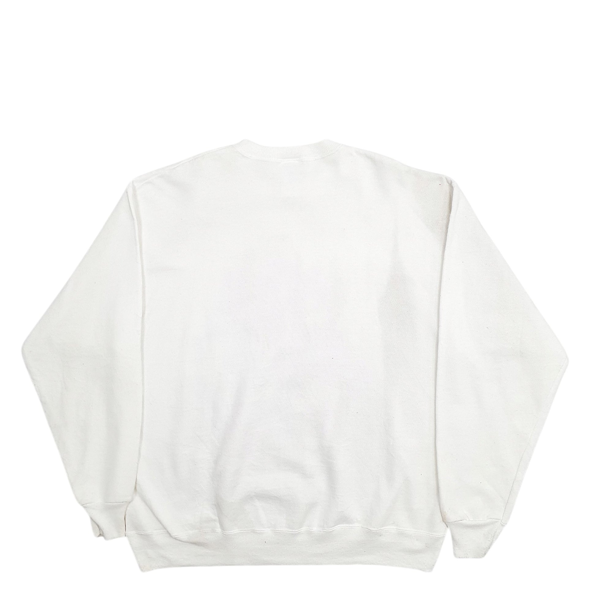 Mens White Disney Christmas Festive Mickey Mouse Donald Duck Crewneck Jumper