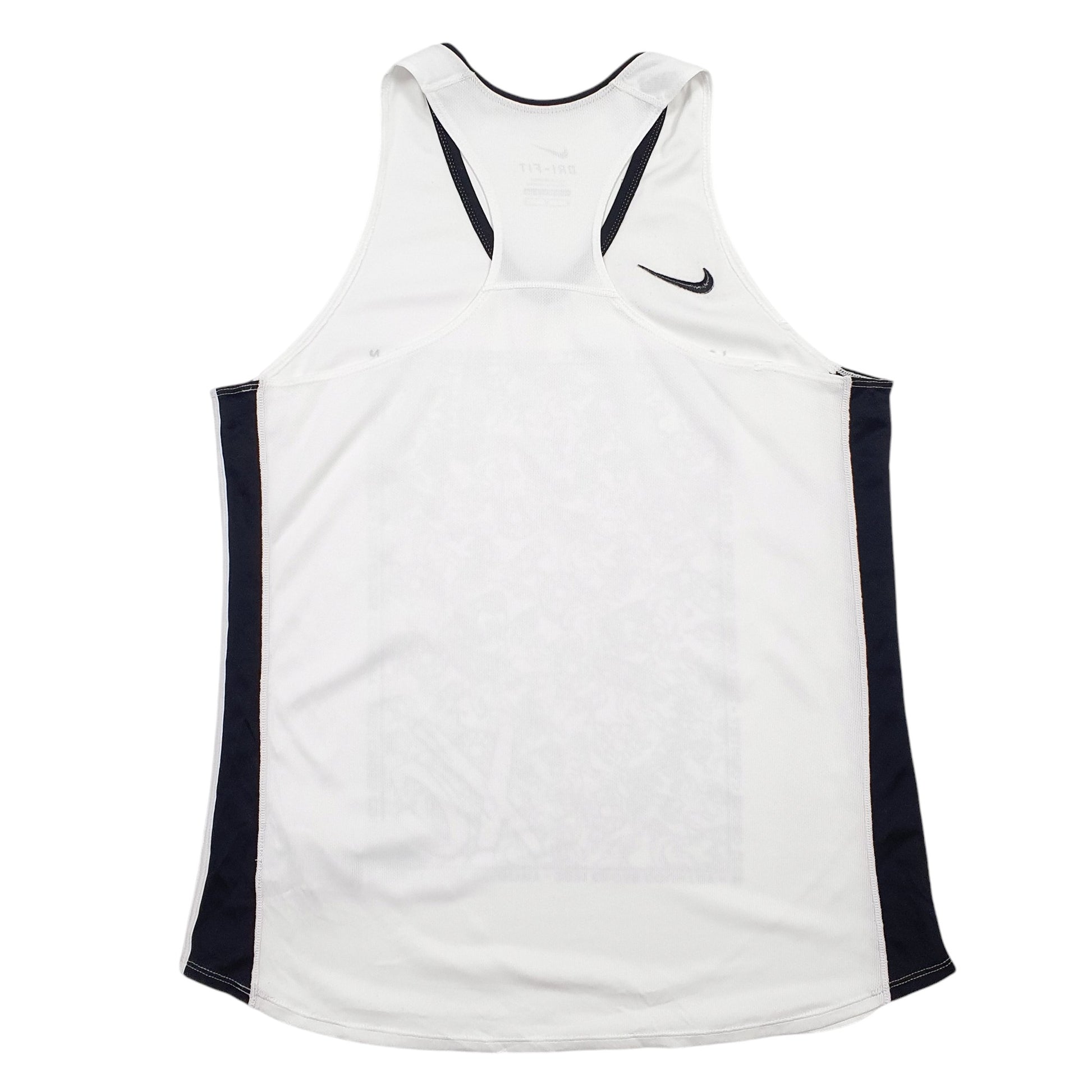 Womens White Nike Dri-Fit Cross Country Vest Jumper