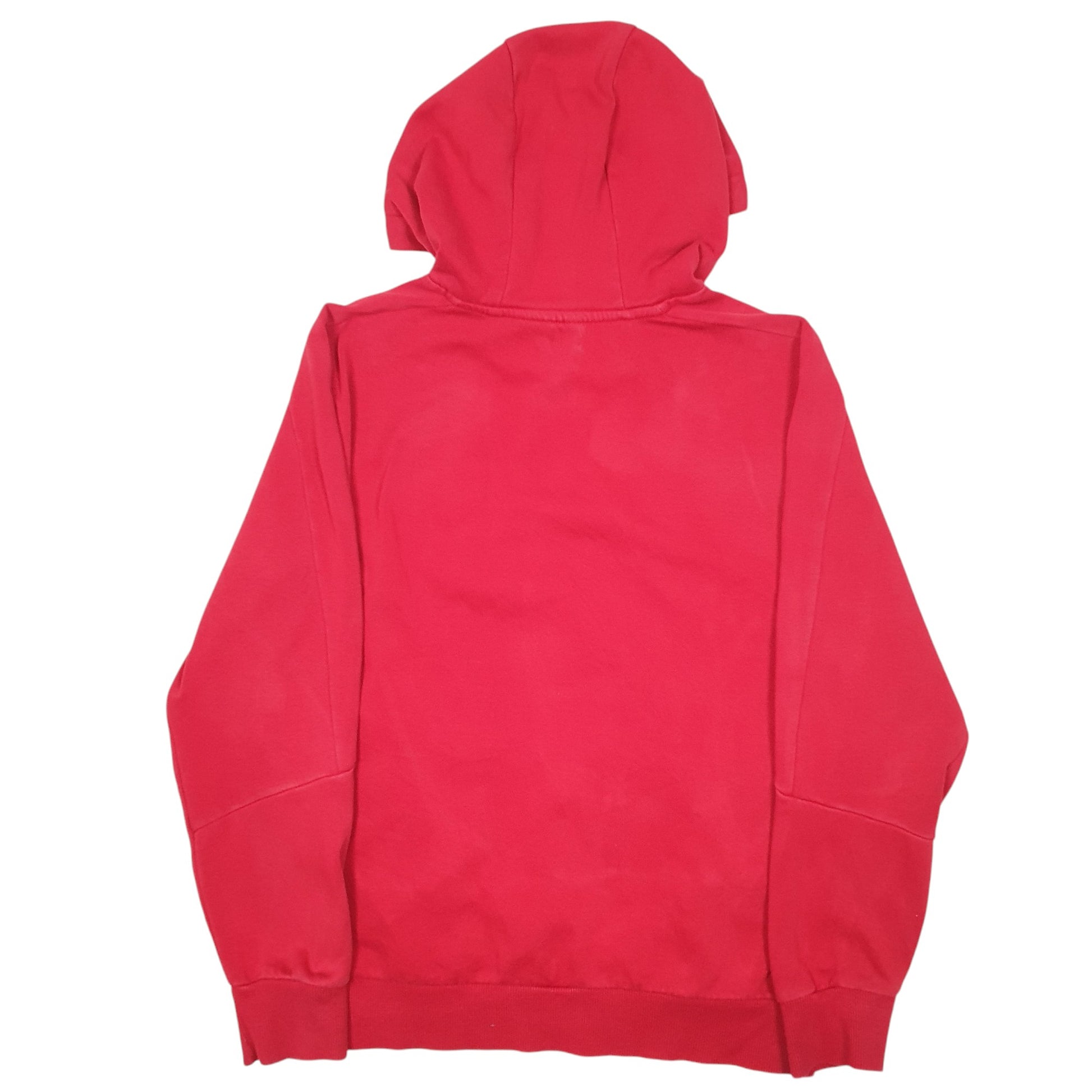 Mens Red Puma Spellout Hoodie Jumper