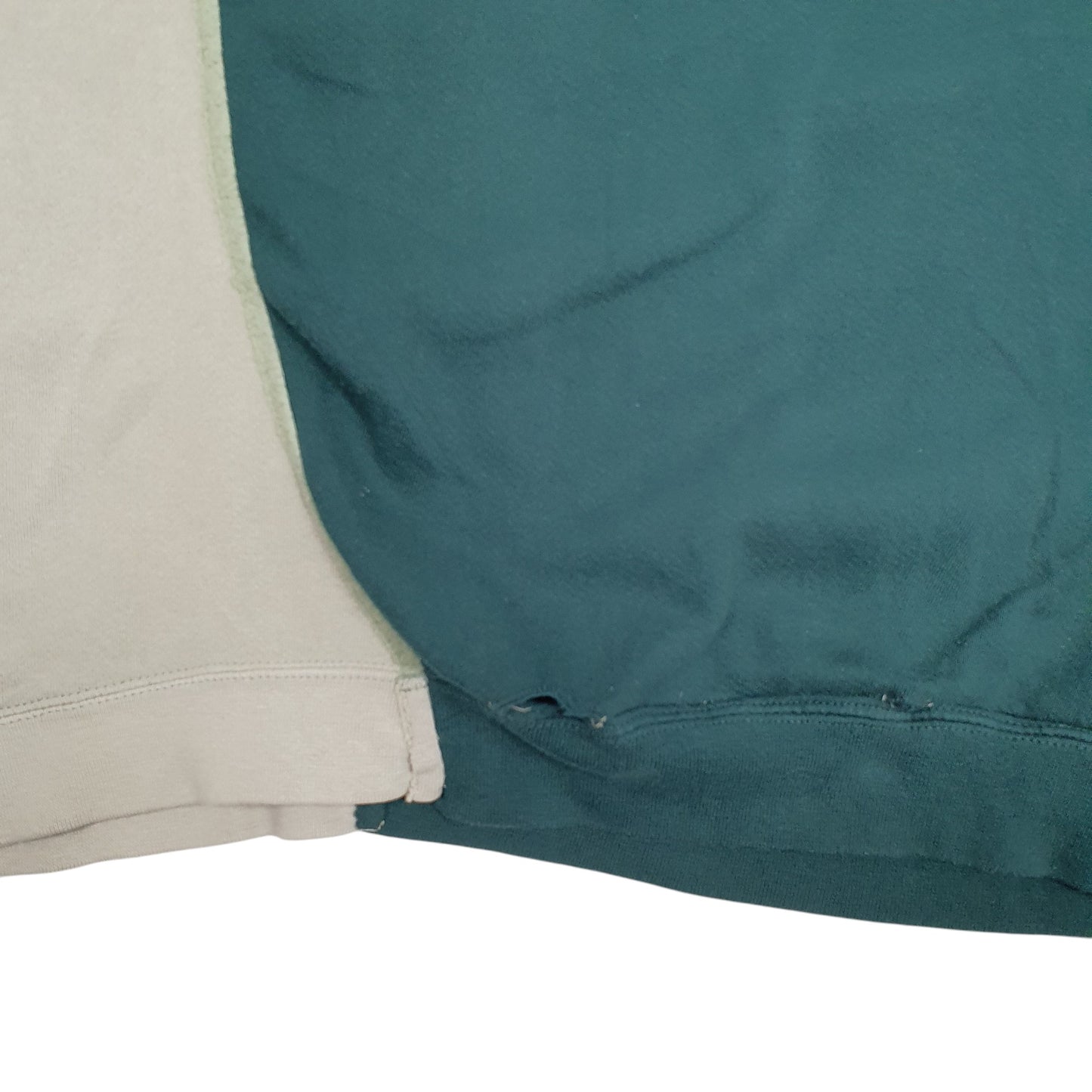 Mens Green Nike Reworked Crewneck Jumper