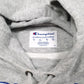 Womens Grey Champion Script Hoodie Jumper