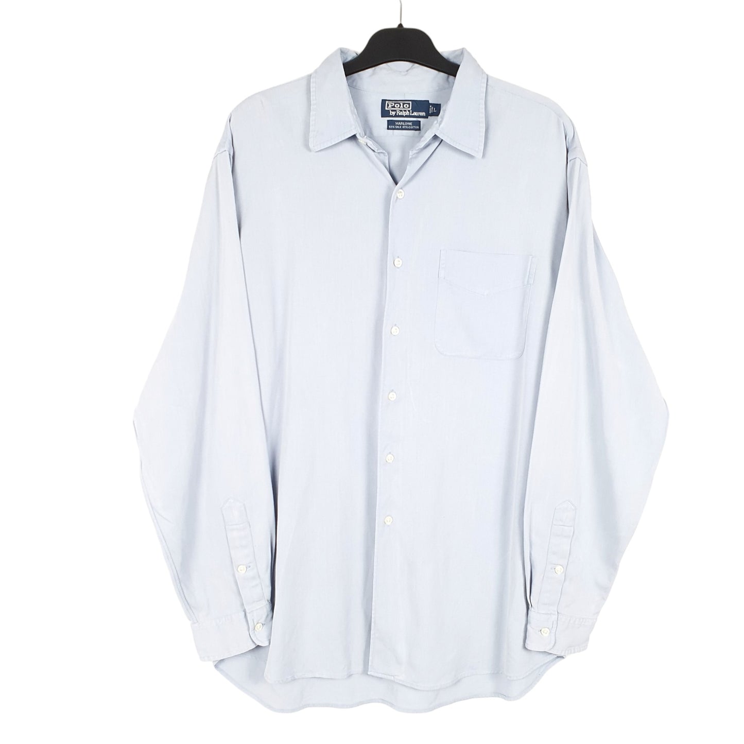 Mens Blue Polo Ralph Lauren Blend Marlowe Long Sleeve Shirt