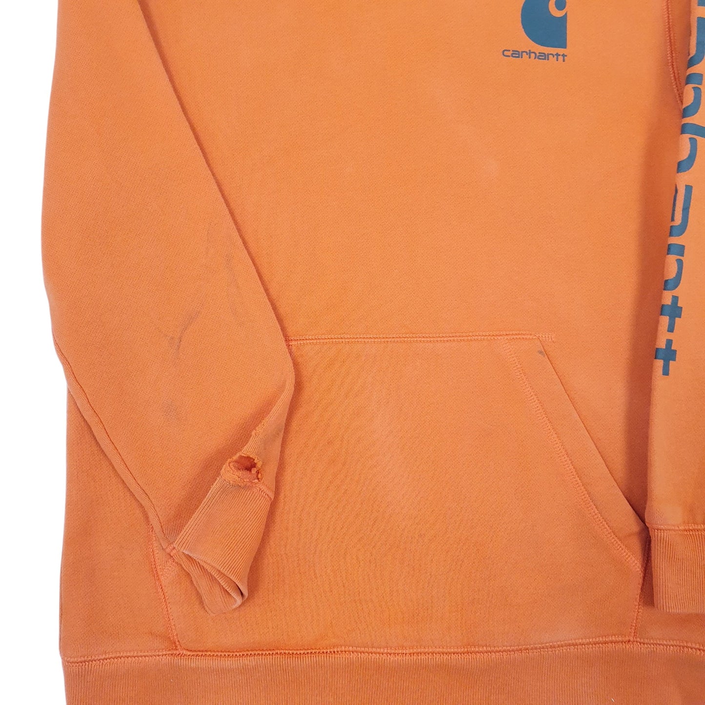 Mens Orange Carhartt  Hoodie Jumper