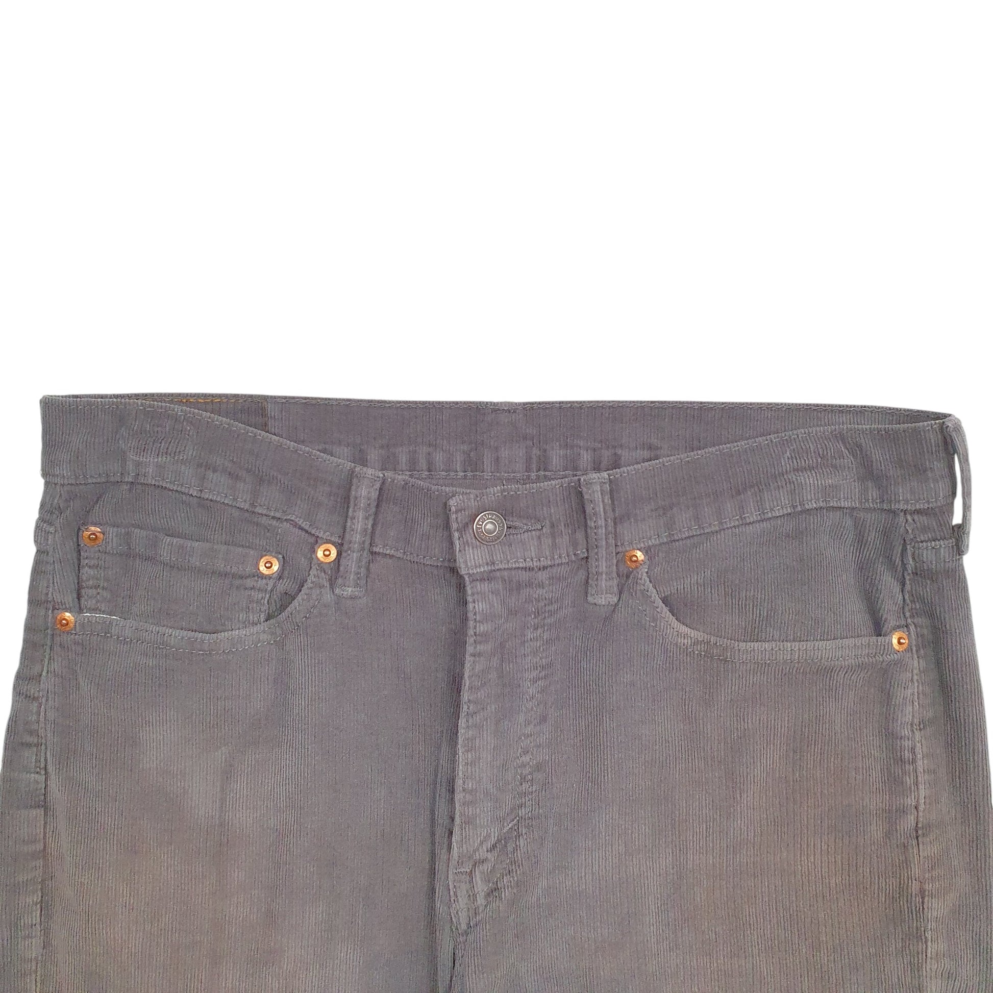 Mens Grey Levis  Corduroy Trousers