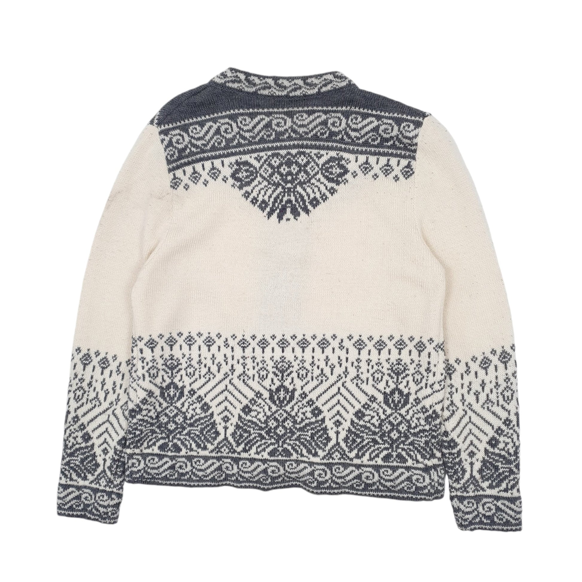 Womens Cream Nordic Grace  Cardigan Jumper