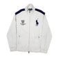Mens White Polo Ralph Lauren Olympics Full Zip Jumper