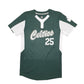 Mens Green Majestic MLB Baseball Jersey Celtics Short Sleeve T Shirt