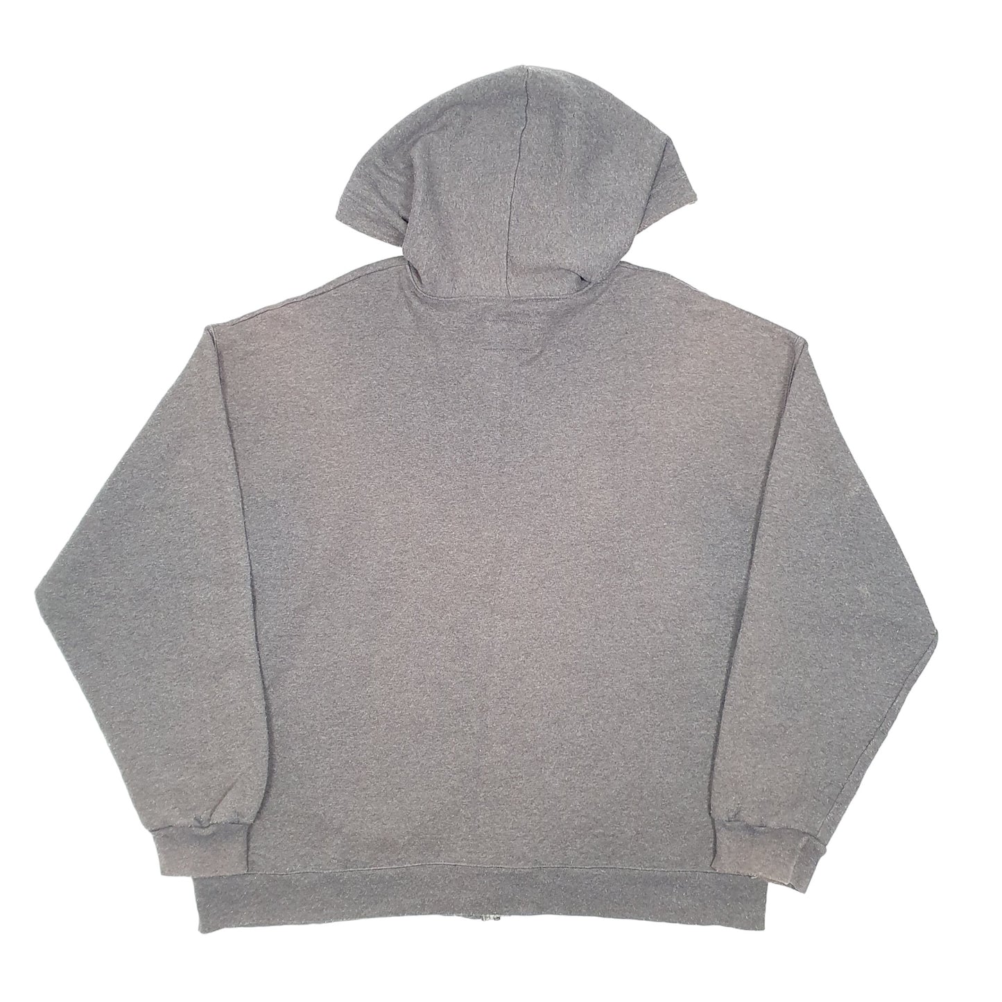 Mens Grey Starter Hoodie Pro 80 Heavyweight Full Zip Jumper