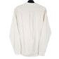 Mens Cream Farah Grandad Collar Long Sleeve Shirt