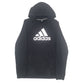 Mens Black Adidas  Hoodie Jumper