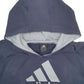 Mens Navy Adidas Spellout Hoodie Jumper