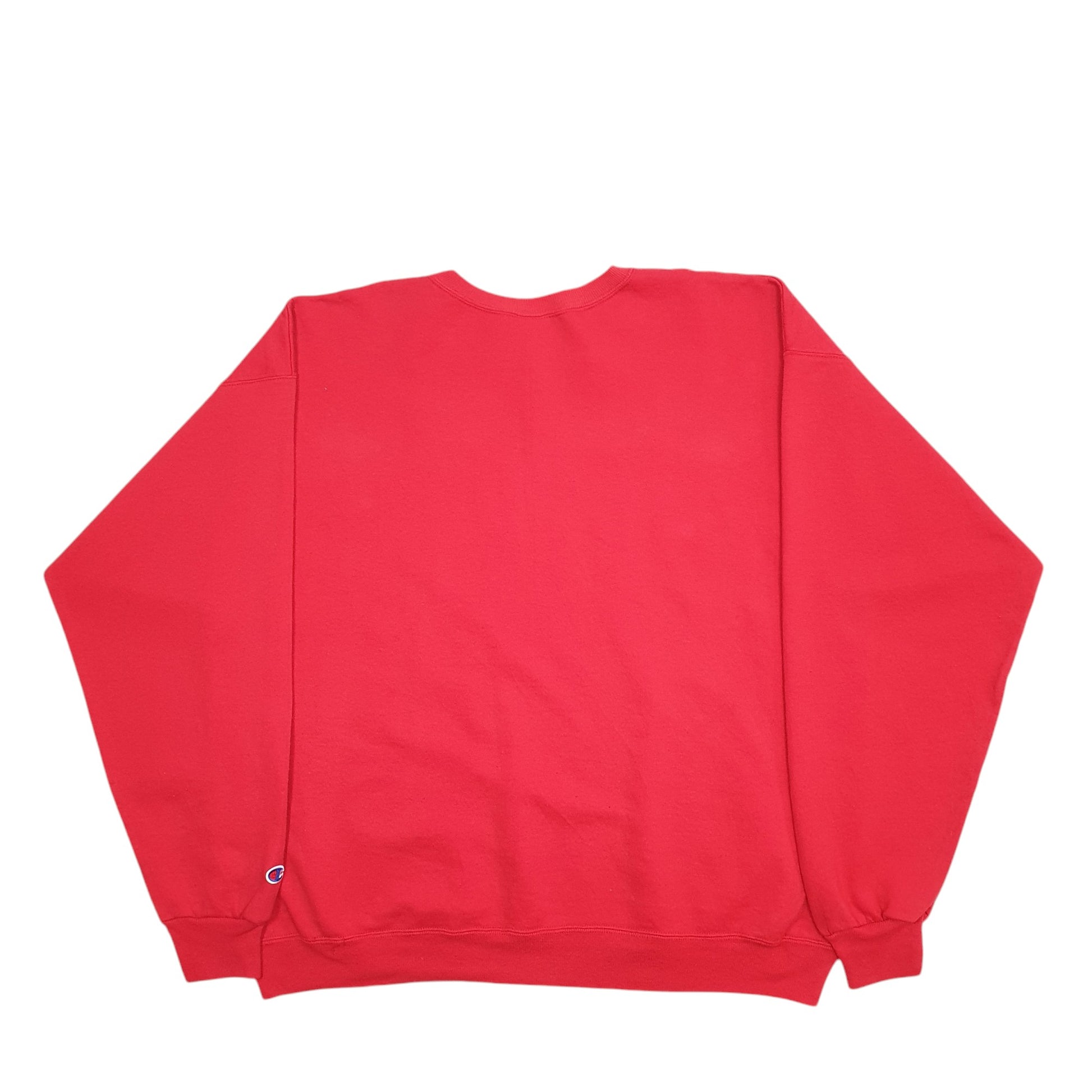 Mens Red Champion  Crewneck Jumper