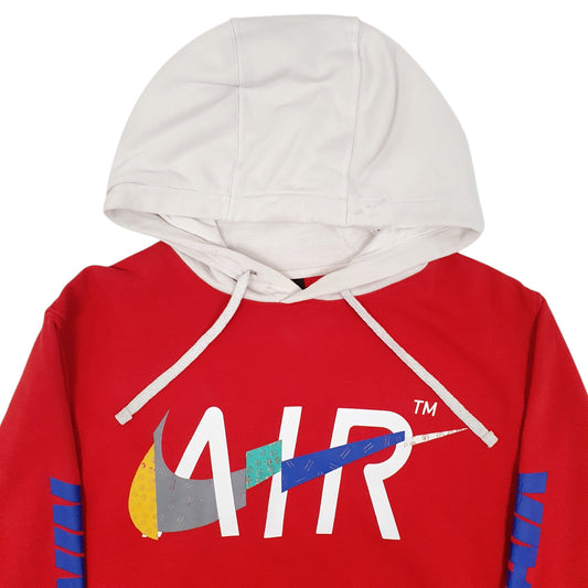 Mens Red Nike Air Hoodie Jumper