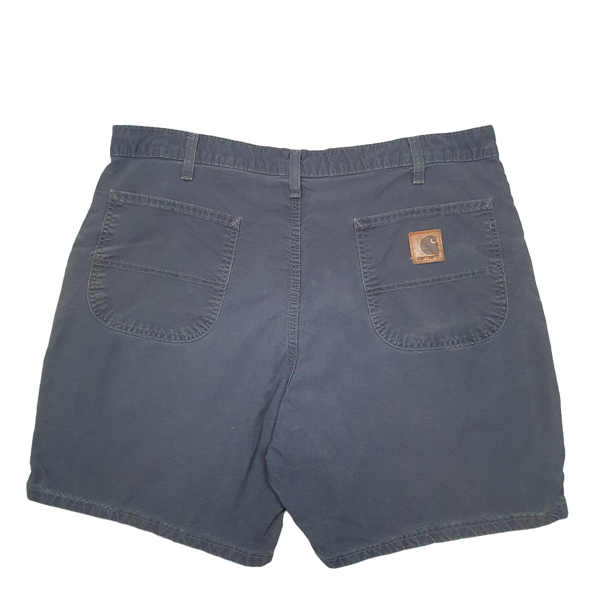 Mens Black Carhartt Workwear B145 Carpenter Shorts