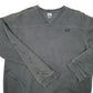 Mens Black Nike Vintage Y2K 2000s Speckled V Neck Jumper