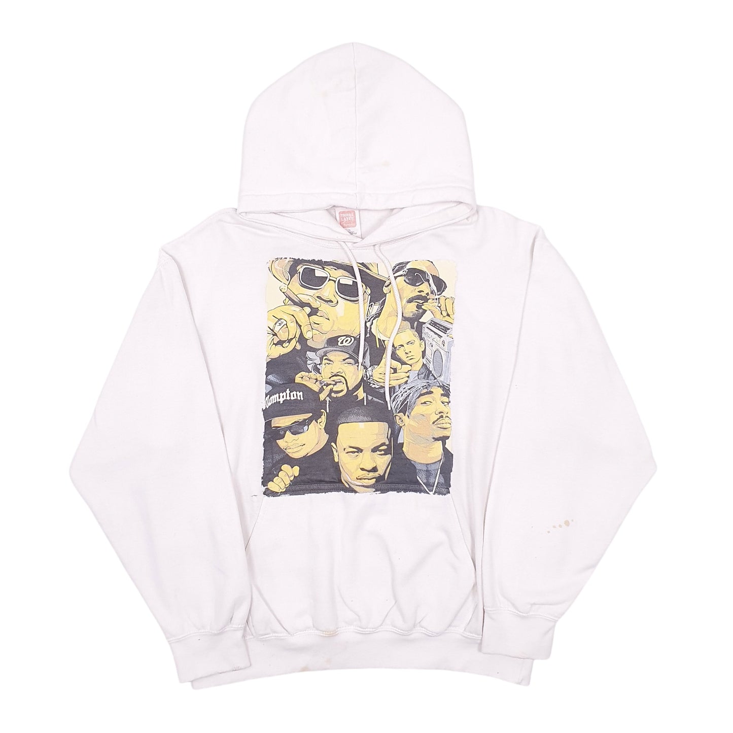 Mens White Andson Apparel Urban HipHop Rappers Hoodie Jumper