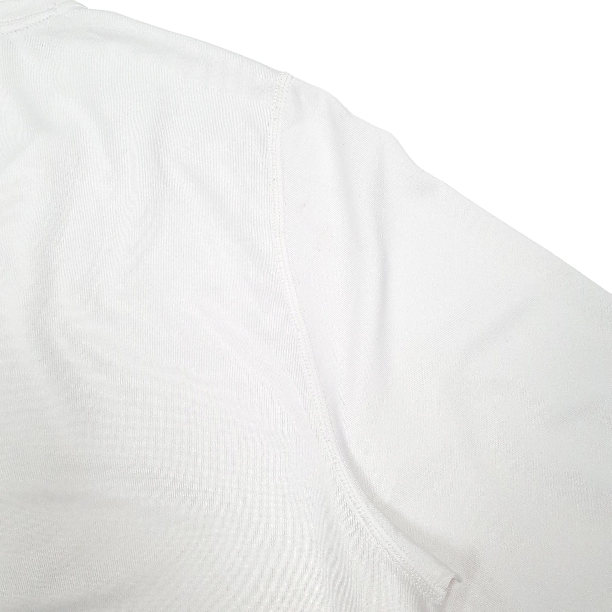 Mens White Patagonia Active Workout Outdoors Hiking Capilene Short Sleeve T Shirt