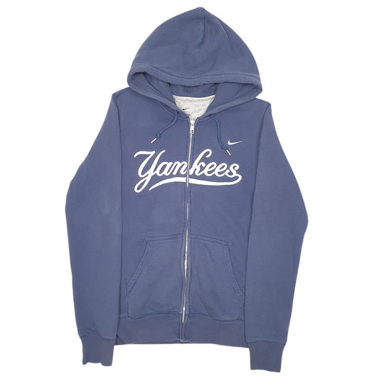 Womens Navy Nike Hoodie New York Yankees MLB Baseball Full Zip Jumper