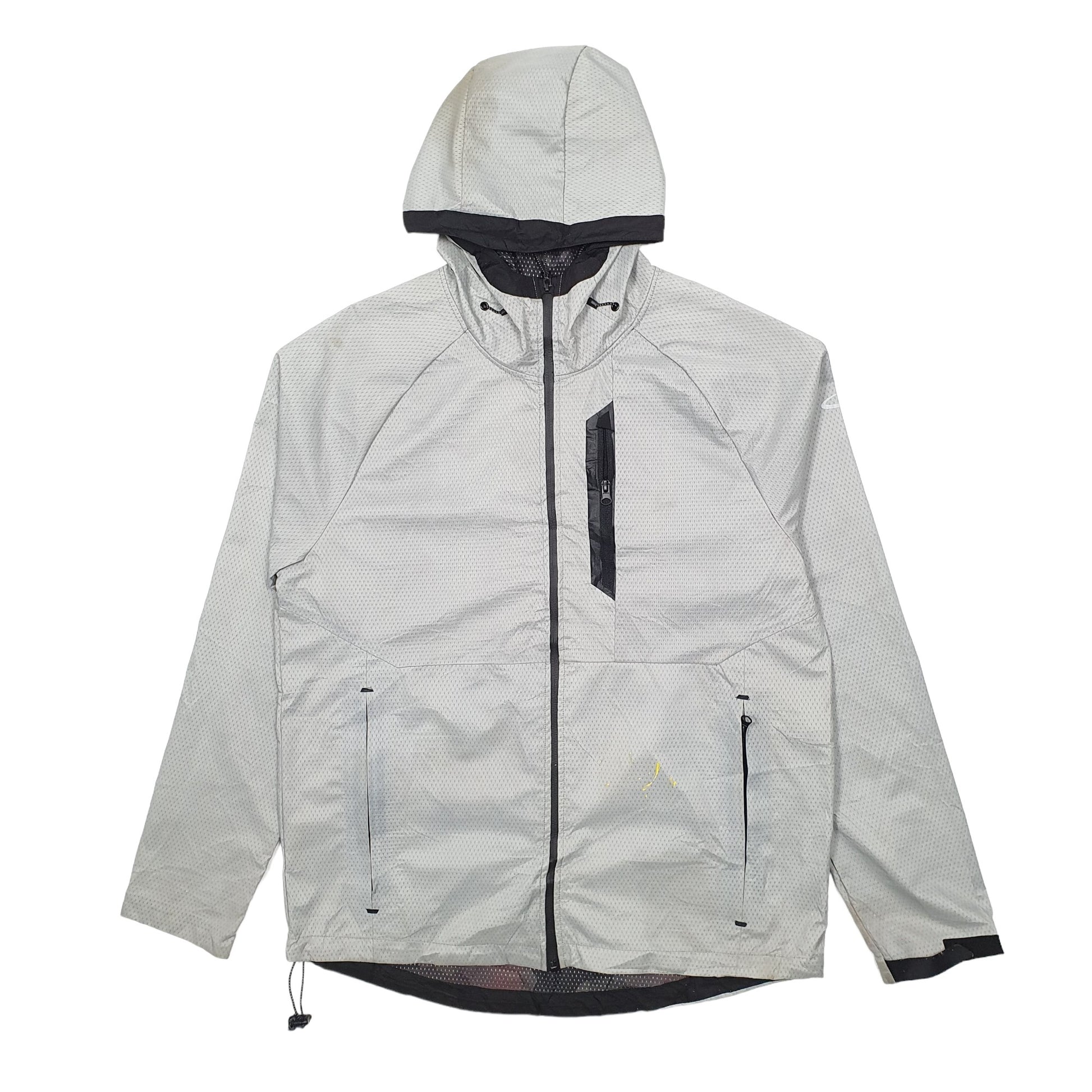 Mens Grey Champion  Full Zip Coat