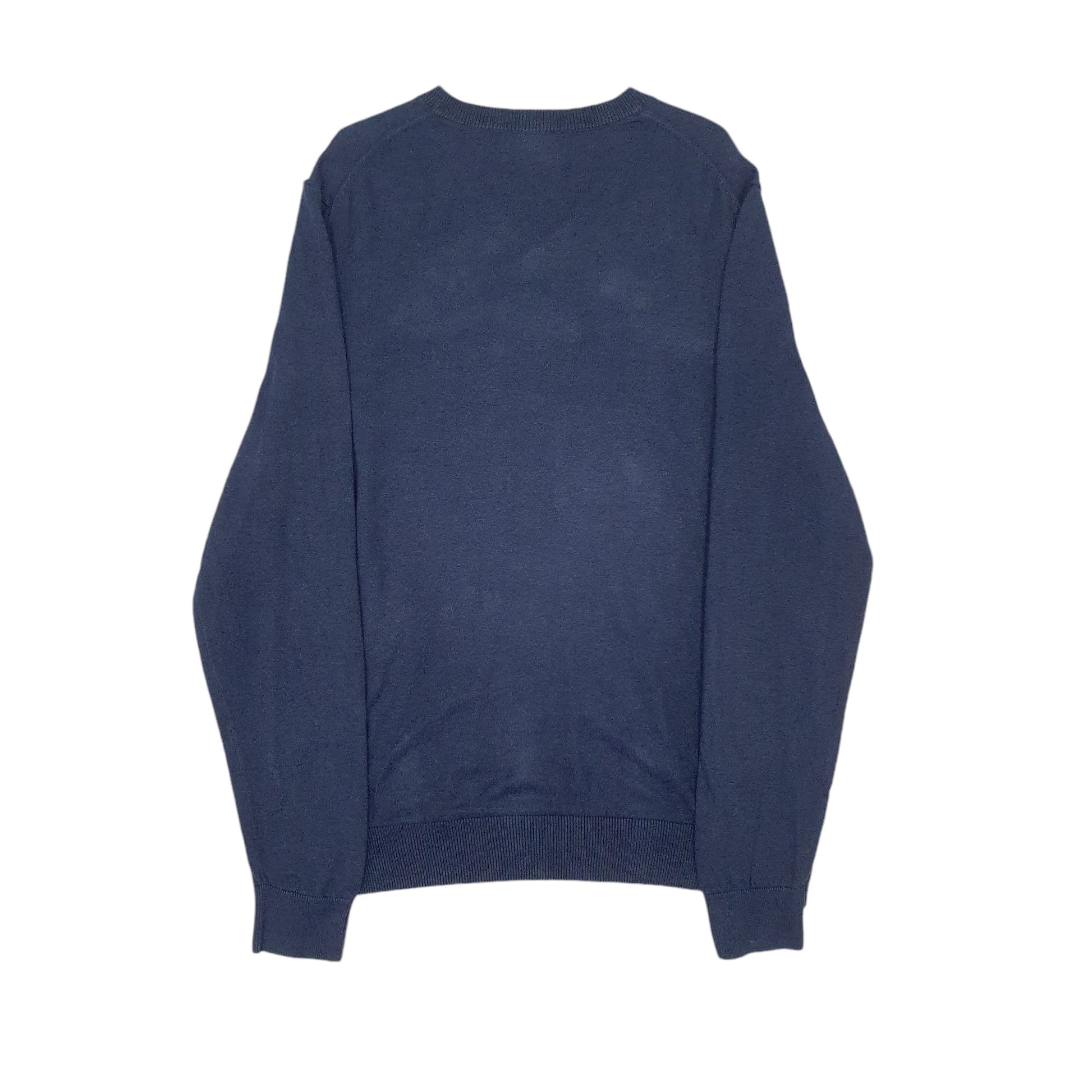 Mens Navy Nautica Knitwear Crewneck Jumper