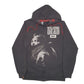 Mens Black The Walking Dead Hoodie AMC Zombies Full Zip Jumper
