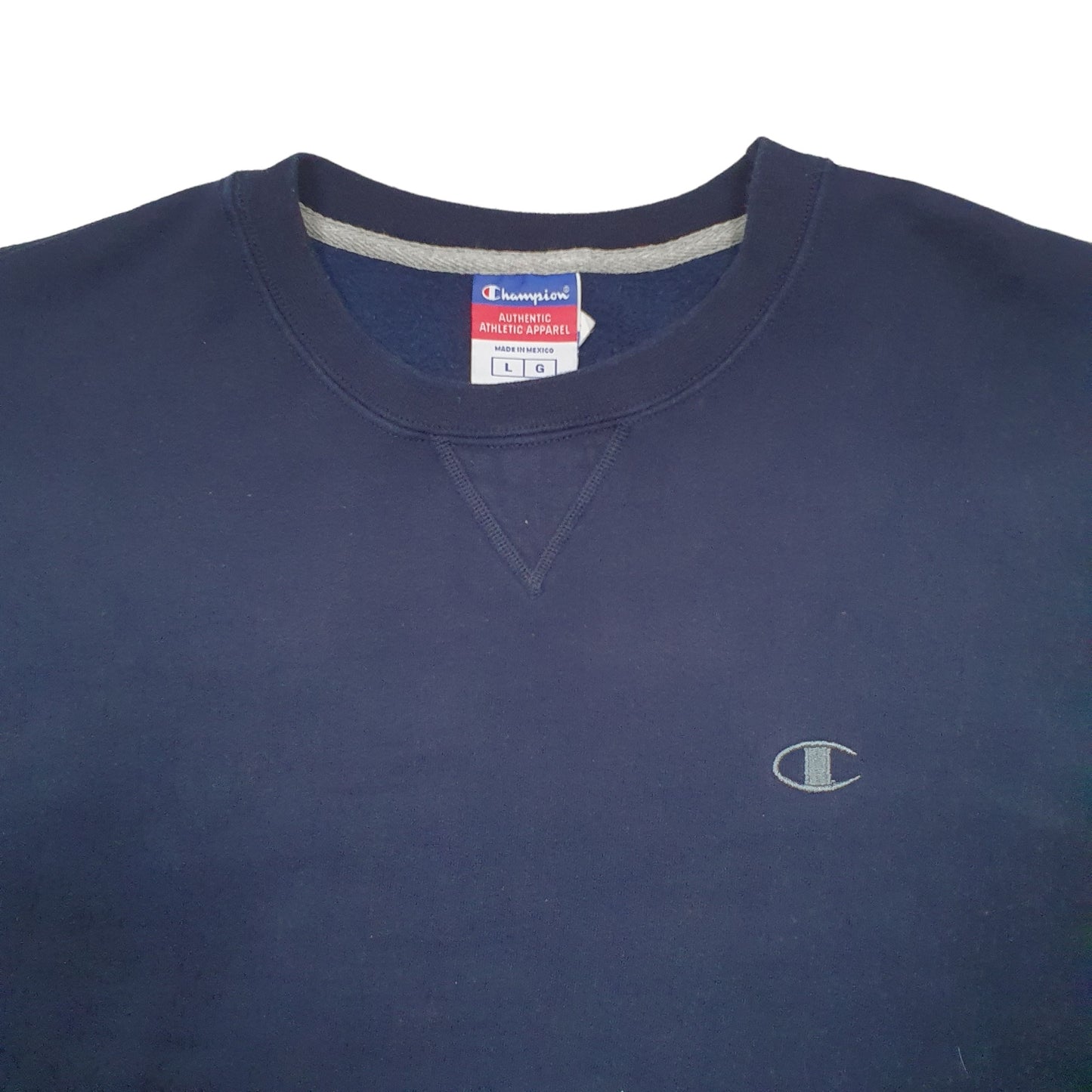 Mens Navy Champion  Crewneck Jumper