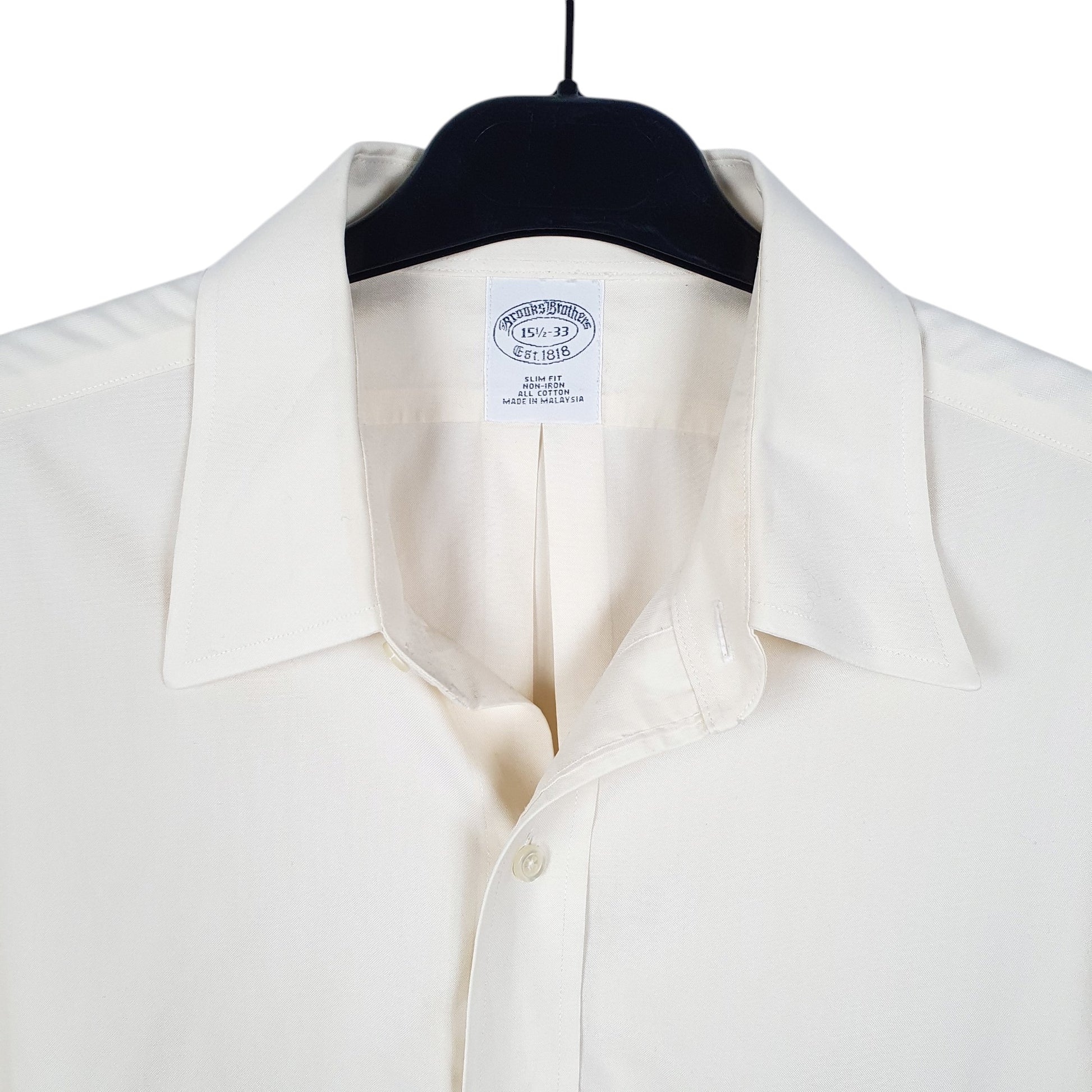 Mens Yellow Brooks Brothers  Long Sleeve Shirt