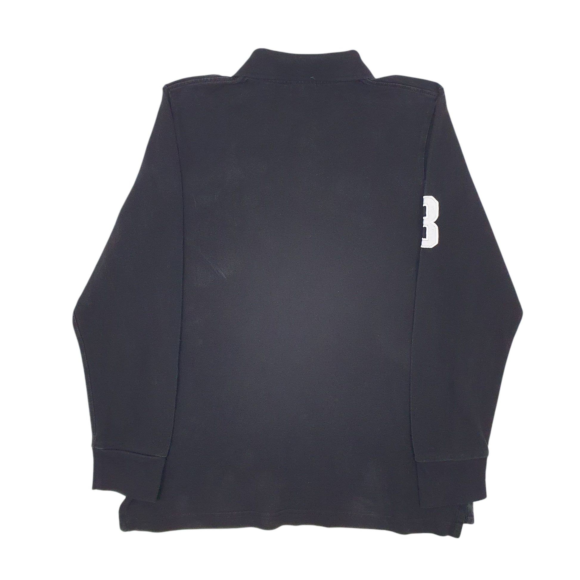 Mens Black Polo Ralph Lauren  Long Sleeve Polo Shirt