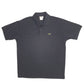 Mens Black Lacoste  Short Sleeve Polo Shirt