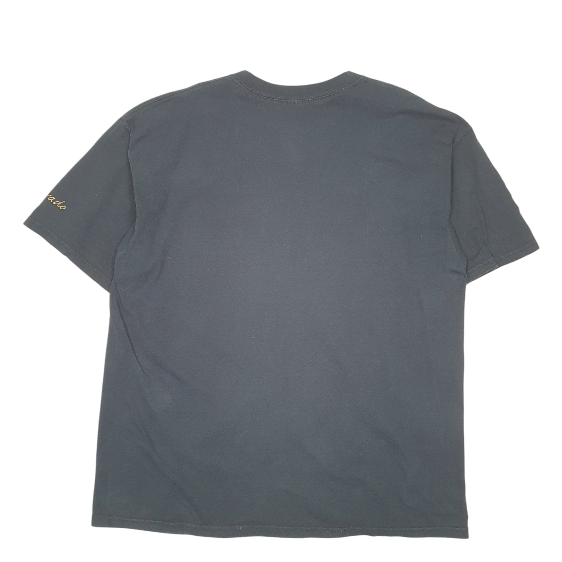 Mens Black Gildan Heavyweight Homeland Security Native American Short Sleeve T Shirt