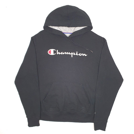 Mens Black Champion  Hoodie Jumper