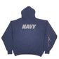 Mens Navy Soffe US Navy USN Made In USA Hoodie Jumper