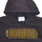 Mens Black Champion Spellout Hoodie Jumper